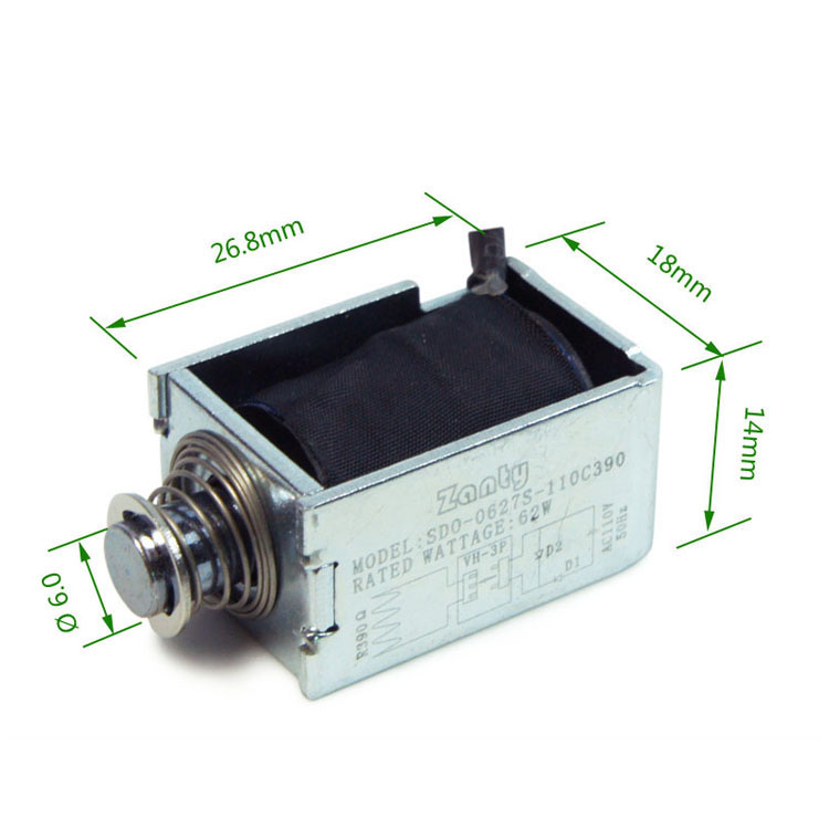 small open frame solenoid