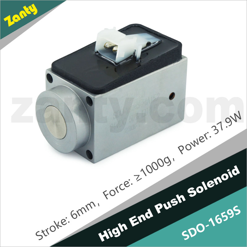 SDO-1659S High End Linear Push Solenoid For Industrial Automation