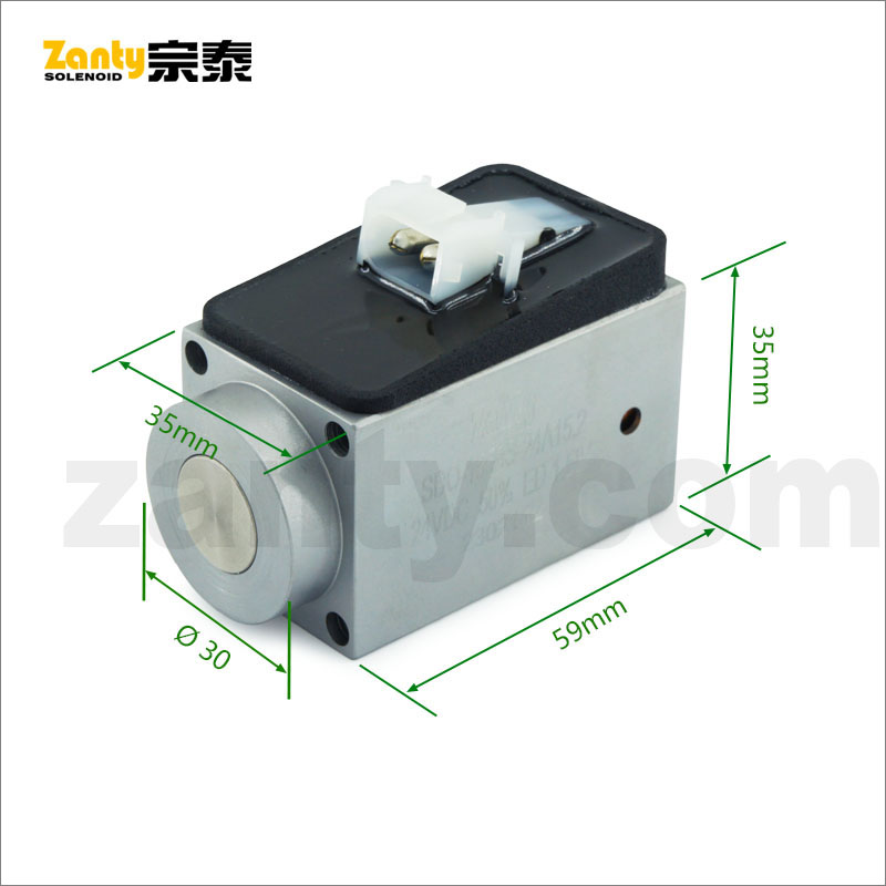 SDO-1659S High End Linear Push Solenoid For Industrial Automation