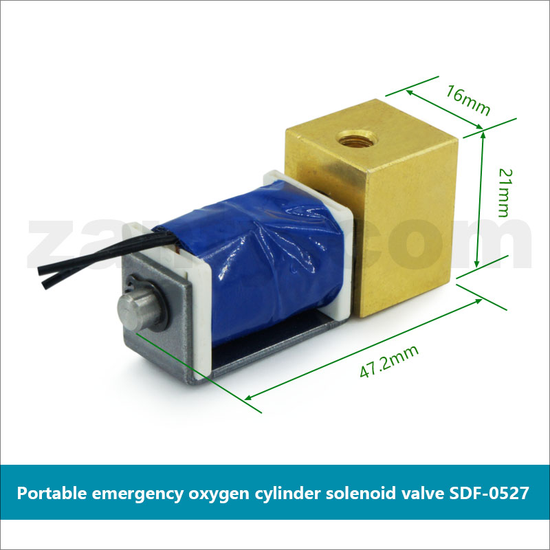 SDF-0527 Solenoid Valve For Portable Oxygen Bottles in Ambulances