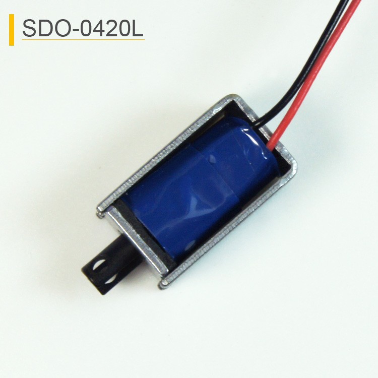 SDO-0420L Mini Linear Push Pull Solenoids For Smart Door Locks