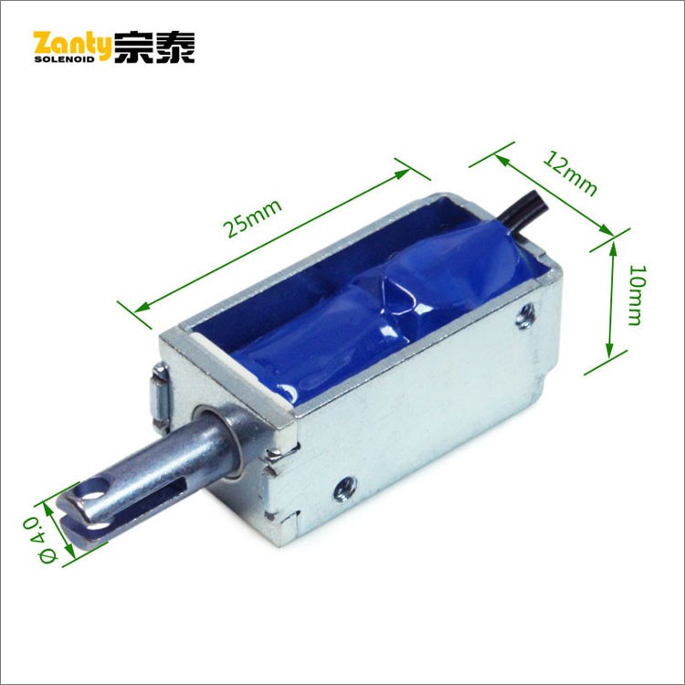 SDO-0425L Open Frame Linear Push Pull Solenoid For Card Reader
