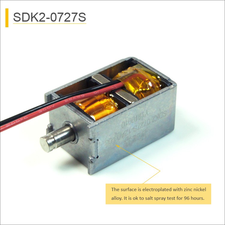 SDK2-0727S Double Holding Solenoid For Electronic Lock Of Charging Gun