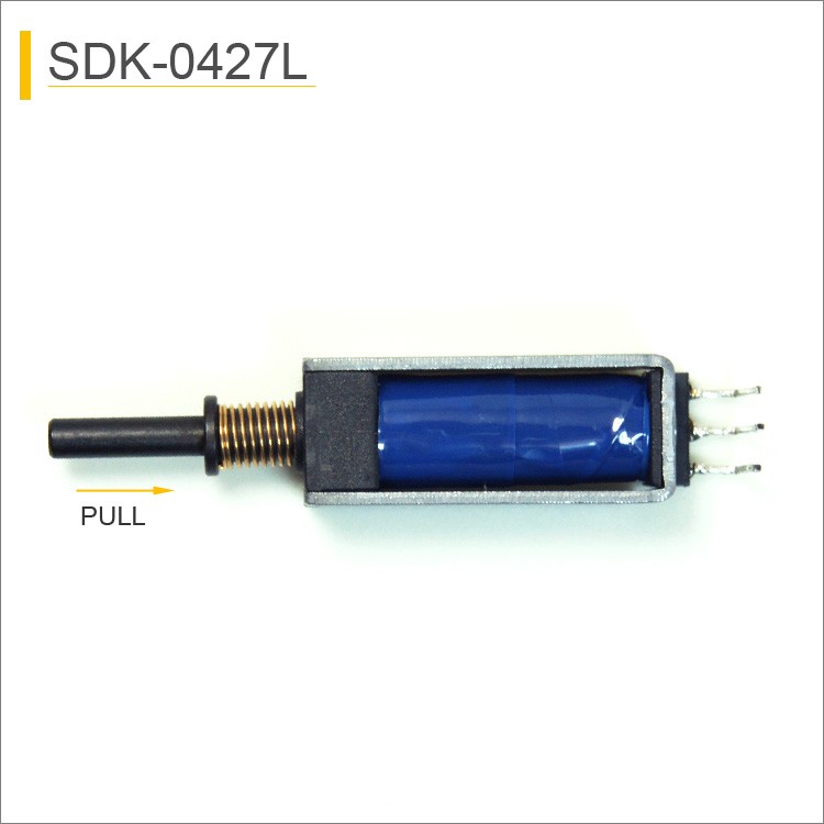 SDK-0427L Single Latching Pull Solenoid For Smart Door Lock