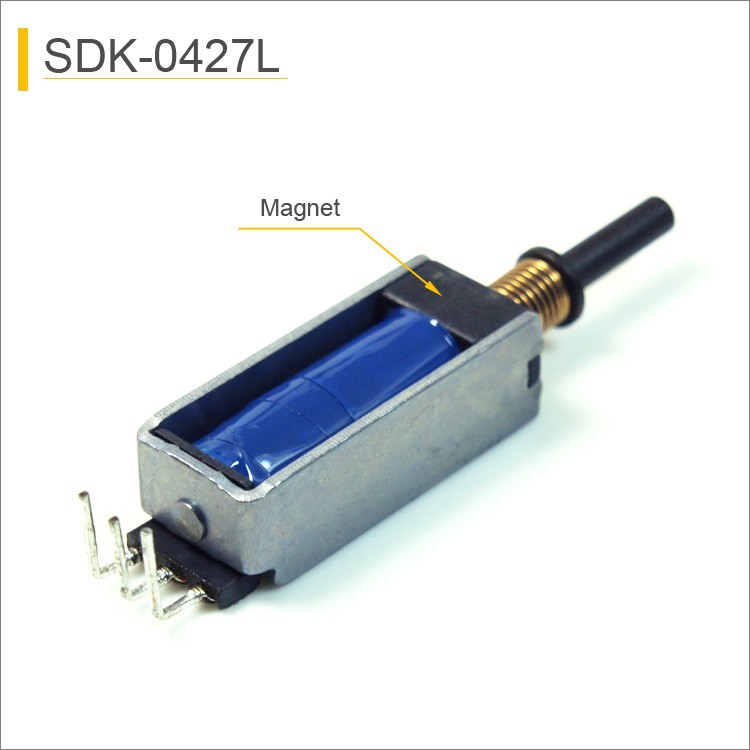 SDK-0427L Single Latching Pull Solenoid For Smart Door Lock