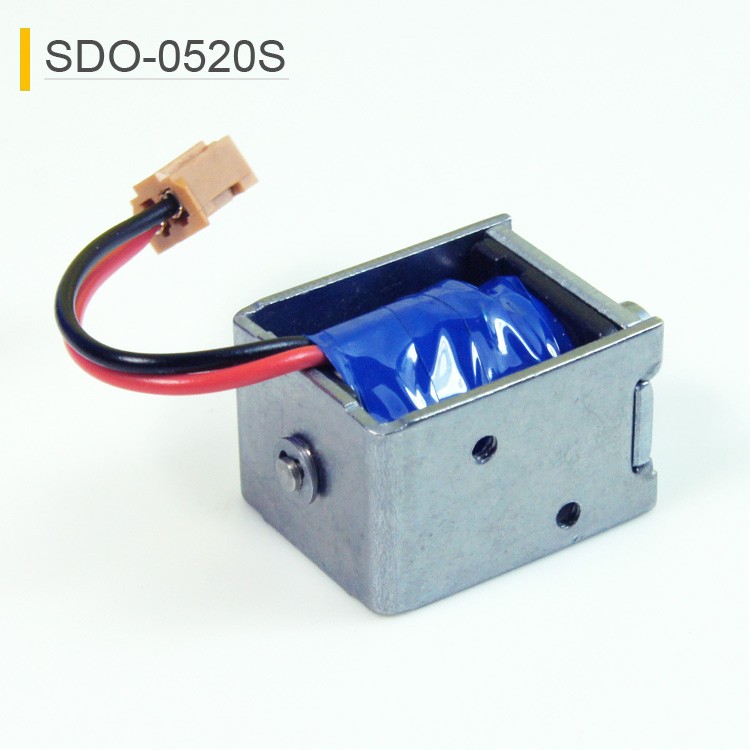 SDO-0520S Open Frame Push Linear Solenoid For Textile Machine