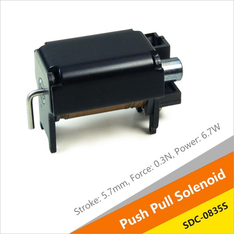 SDC-0835S Push Solenoid For Automobile Far And Near Lights Switching