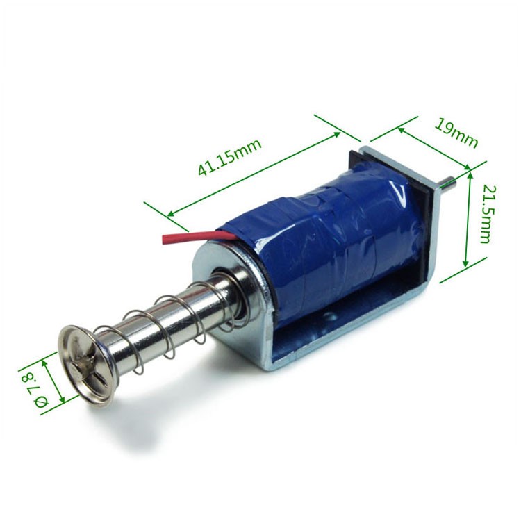 SDC-0841S Open Frame Linear Push Pull Solenoid For Vending Machine