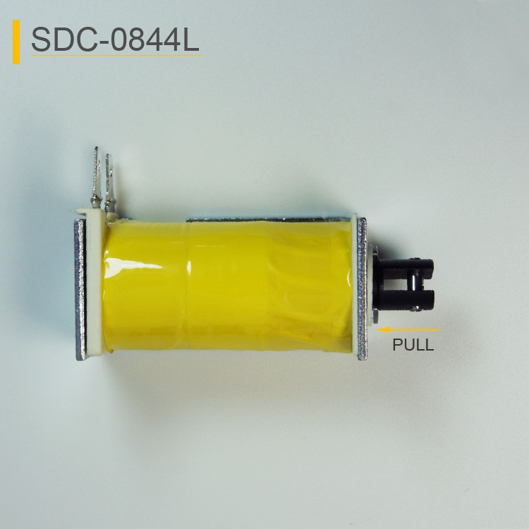 SDC-0844L Linear Push Pull Solenoid For Vending Machine