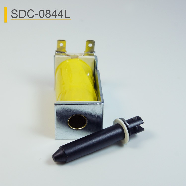 SDC-0844L Linear Push Pull Solenoid For Vending Machine