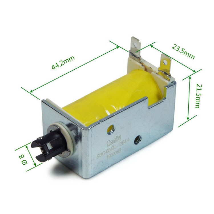 SDC-0844L Linear Push Pull Solenoid For Vending Machine