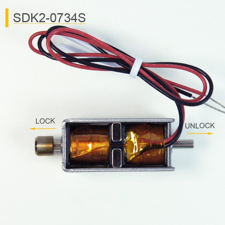SDK2-0734S Double Holding Solenoid For Electronic Lock Of Charging Gun