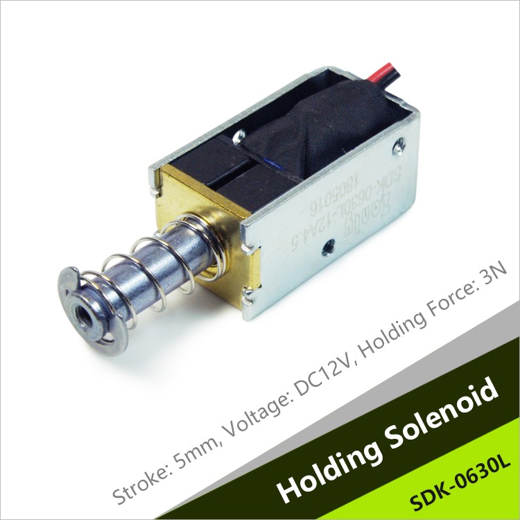 SDK-0630L Single Latching Pull Solenoid For Charging Equipment