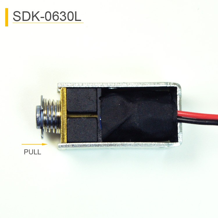 SDK-0630L Single Latching Pull Solenoid For Charging Equipment
