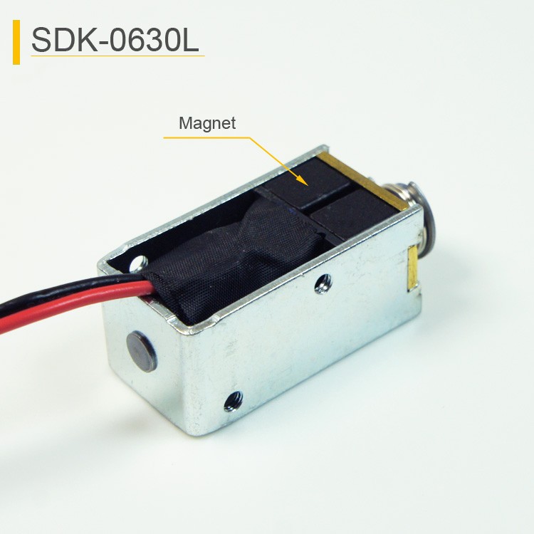 SDK-0630L Single Latching Pull Solenoid For Charging Equipment