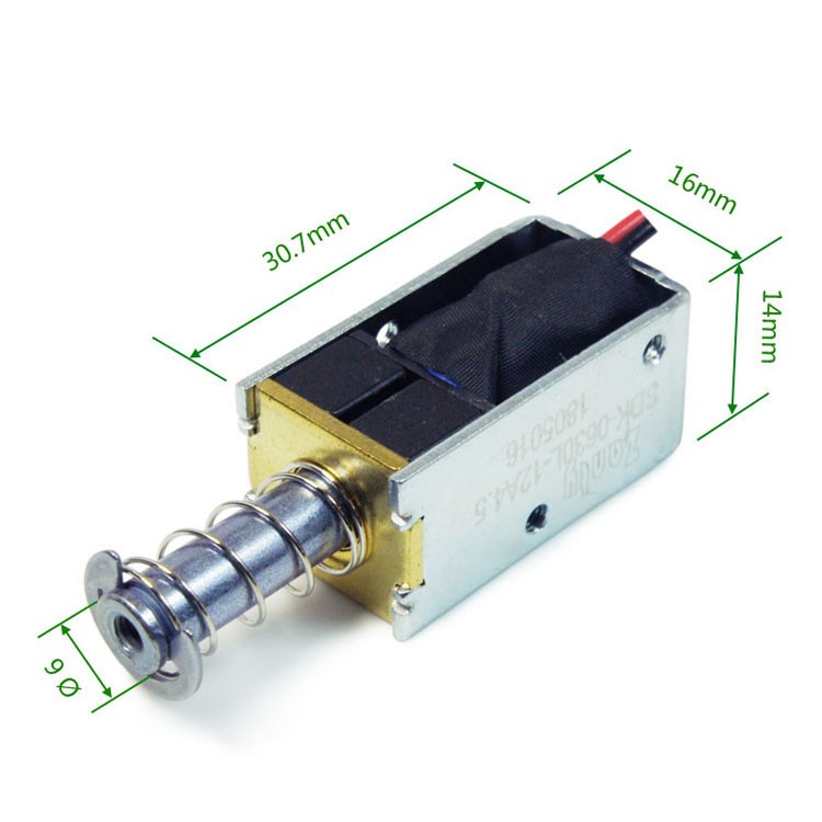 SDK-0630L Single Latching Pull Solenoid For Charging Equipment
