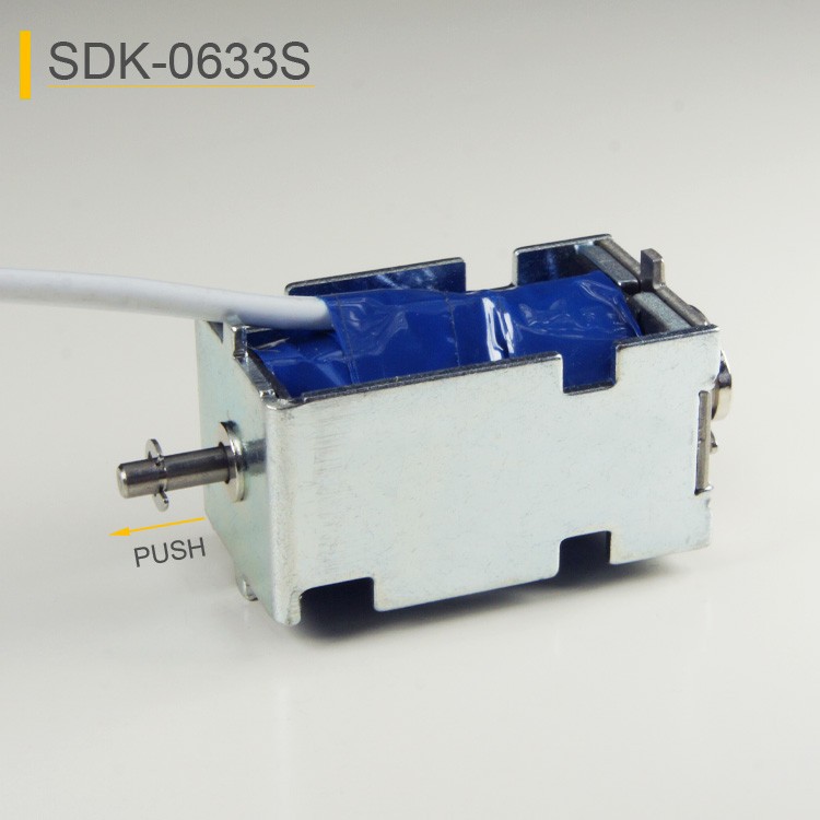 SDK-0633S Single Latching Push Solenoid For Smart Door Lock In Hotels