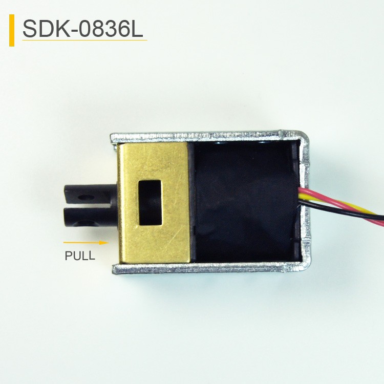 SDK-0836L Single Latching Pull Solenoid For Passbook Printer