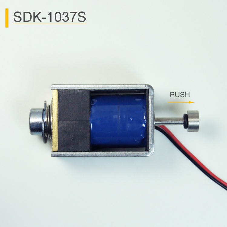 SDK-1037S Single Latching Push Solenoid For Attendance Punch Machine