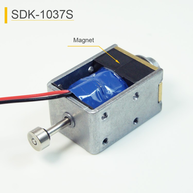 SDK-1037S Single Latching Push Solenoid For Attendance Punch Machine