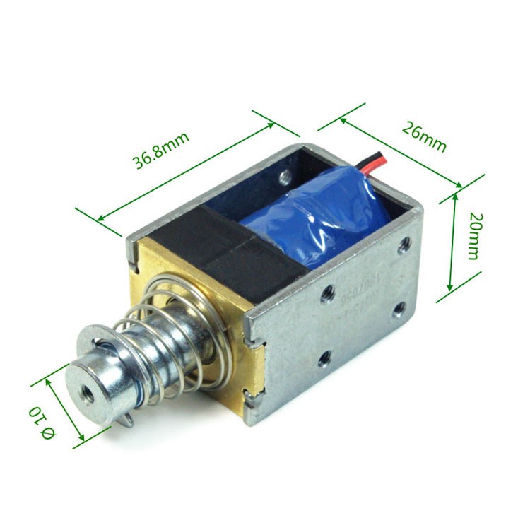 SDK-1037S Single Latching Push Solenoid For Attendance Punch Machine