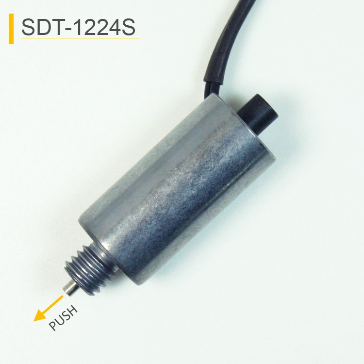 SDT-1224S Tubular Push Solenoid For Automatic Ticket Machines