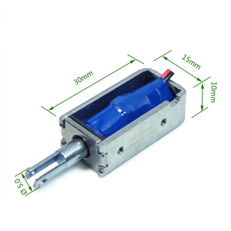 SDO-0530L Open Frame Miniature Push-Pull Solenoid For Card Reader
