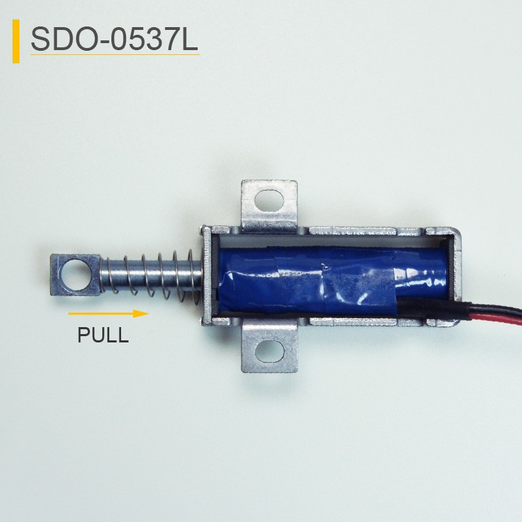 SDO-0537L Pull Solenoid For Supermarket Locker Electronic Locks