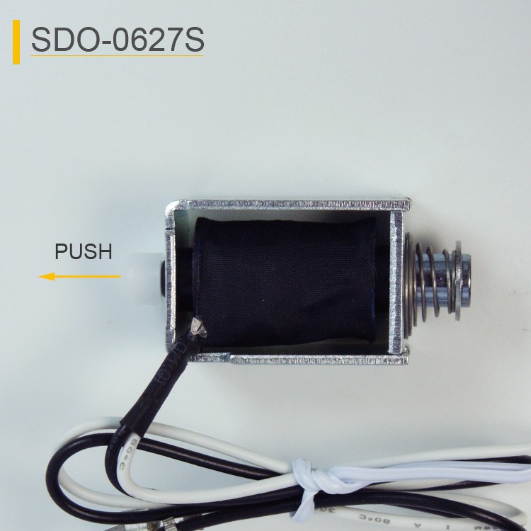 SDO-0627S Open Frame Linear Push Solenoid For Bread Making Machine