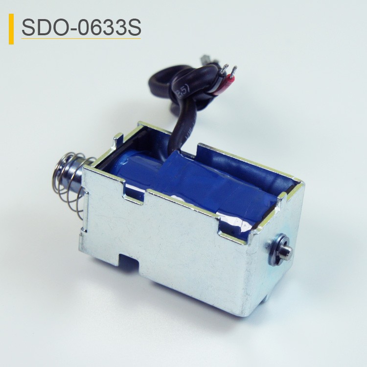 SDO-0633S Open Frame Push-pull Solenoid For Hotel Room Door Lock