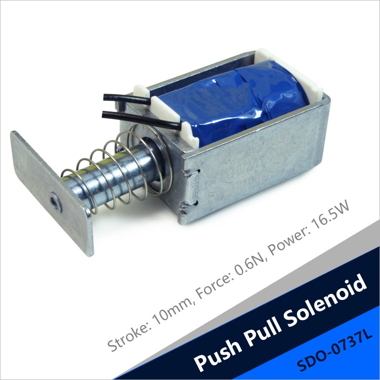 SDO-0737L Pull Solenoid For Exhaust Fan Shutter Opening And Closing Control
