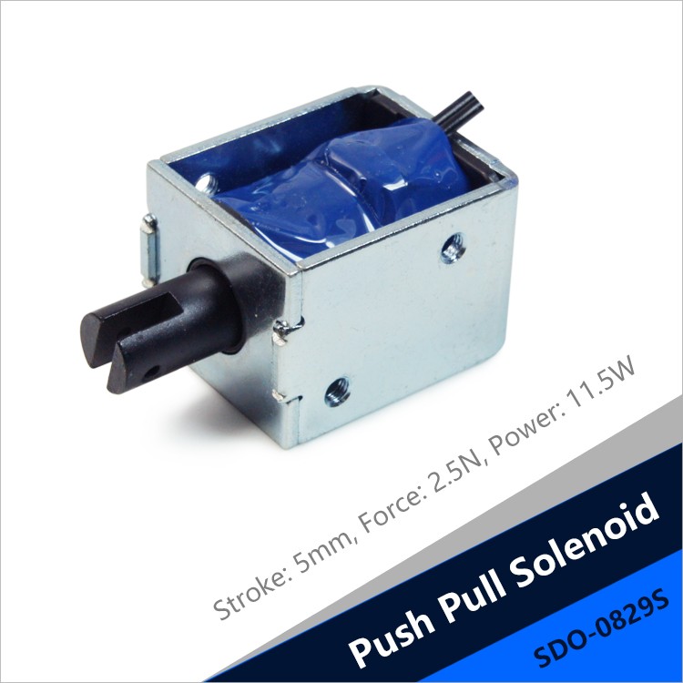SDO-0829S Push Pull Solenoid For Automatic Medicine Taking Equipment