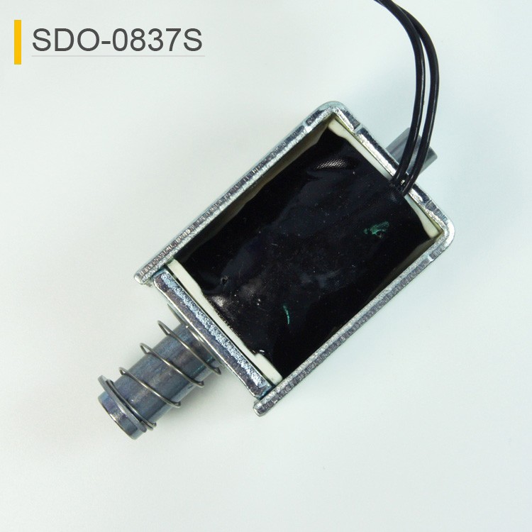 SDO-0837S Open Frame Linear Push Solenoid For Electric Pressure Cooker