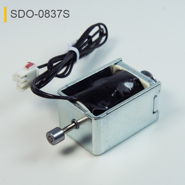 SDO-0837S Open Frame Linear Push Solenoid For Electric Pressure Cooker