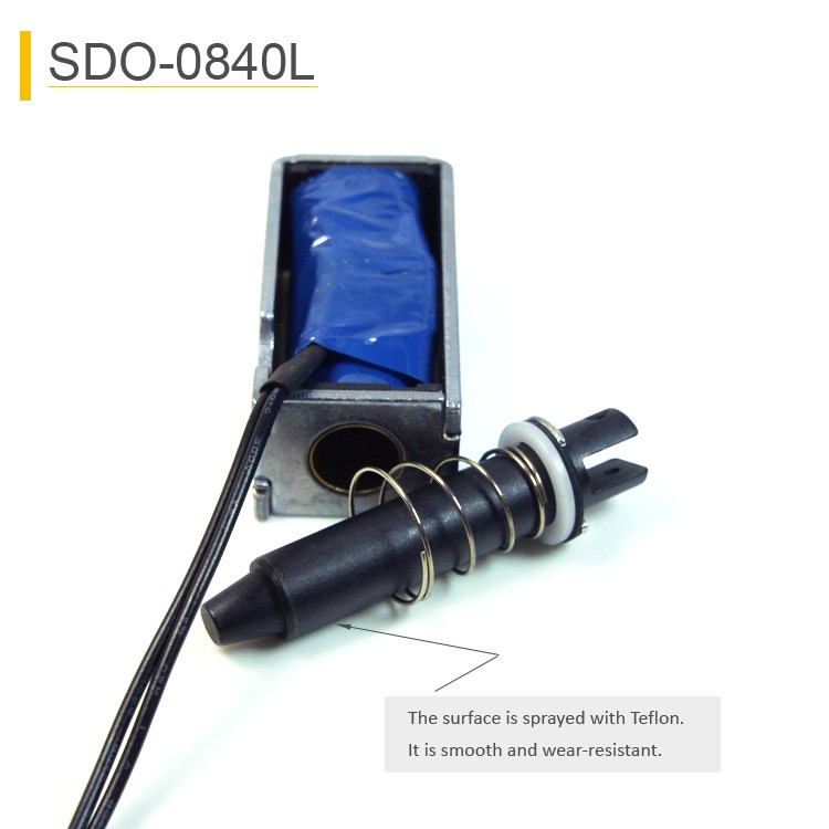 SDO-0840L Linear Push-Pull Solenoid For Automatic Medicine Taking Machine