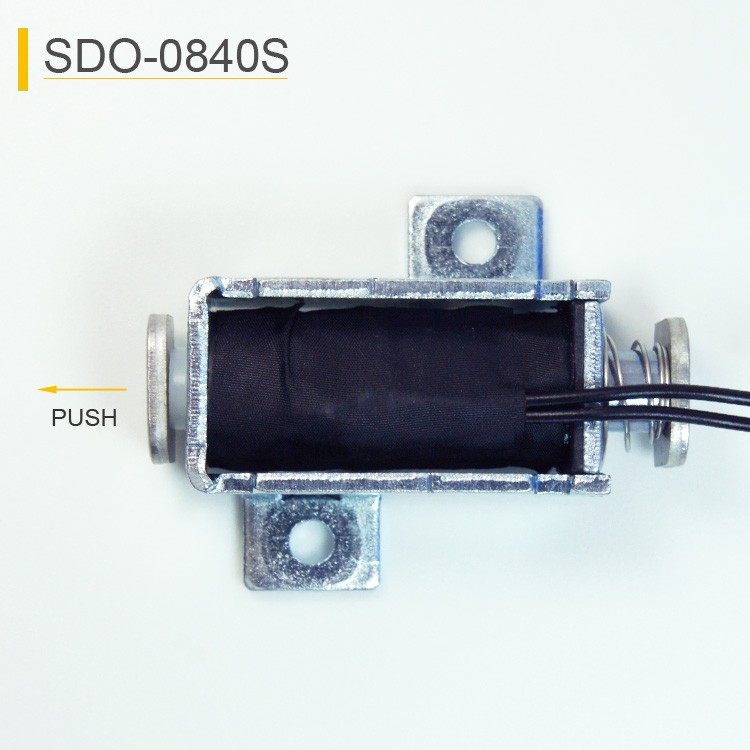 SDO-0840S Push-Pull Solenoid For Intelligent File Cabinet Lock