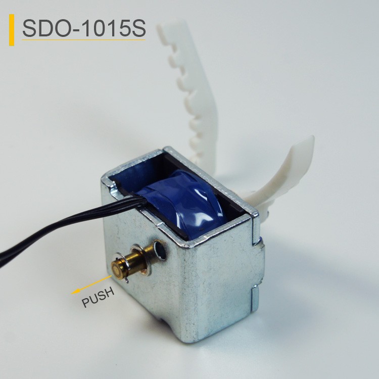 SDO-1015S Open Frame Linear Push Pull Solenoid For Vending Machine