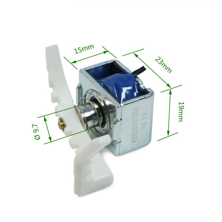 SDO-1015S Open Frame Linear Push Pull Solenoid For Vending Machine