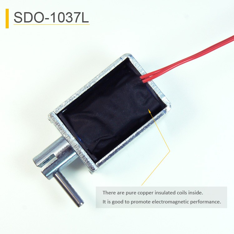SDO-1037L Pull Solenoid For ATM Machines And Other Financial Equipment