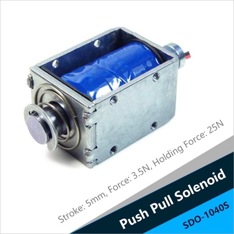 SDO-1040S Push Pull Solenoid For ATM And Other Financial Equipment