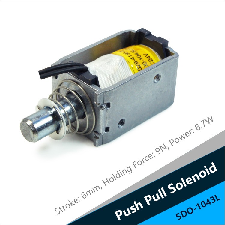SDO-1043L Linear Push Pull Solenoid For Leakage Protection Switch