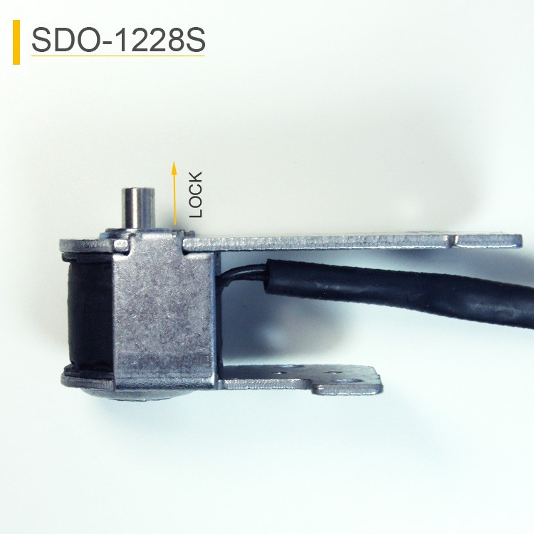 SDO-1228S Linear Push Pull Solenoid For Parking Gear Electronic Lock