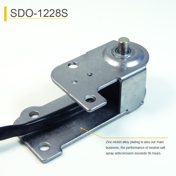 SDO-1228S Linear Push Pull Solenoid For Parking Gear Electronic Lock