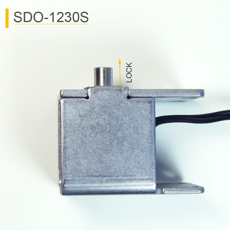 SDO-1230S Open Frame Push-pull Solenoid For Parking Gear Electronic Lock