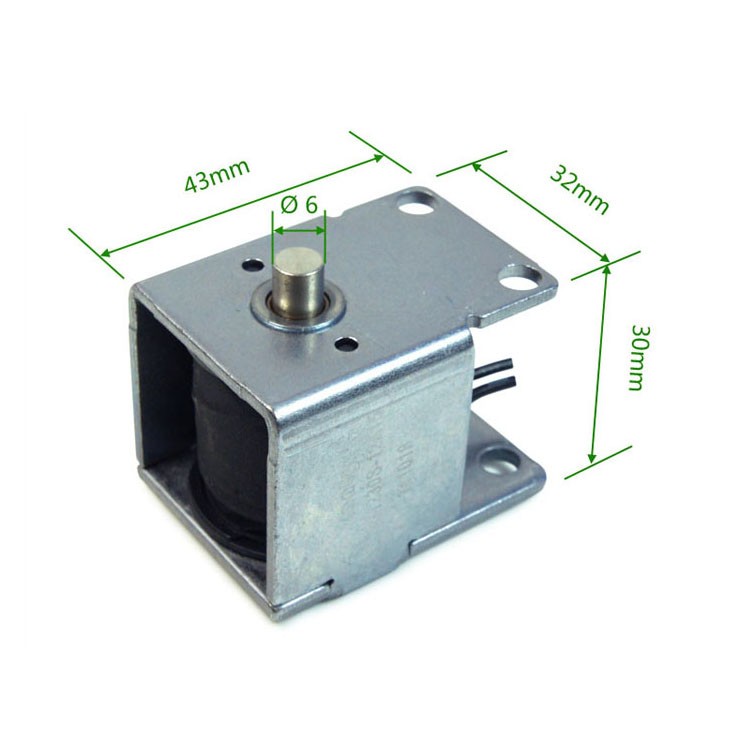 SDO-1230S Open Frame Push-pull Solenoid For Parking Gear Electronic Lock