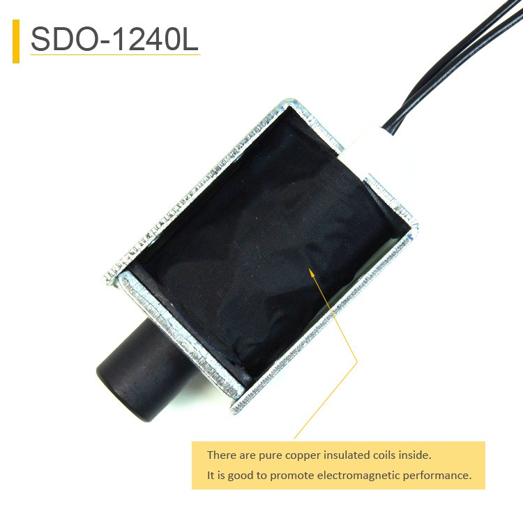 SDO-1240L Linear Pull-Push Solenoid For ATM And Vending Machines