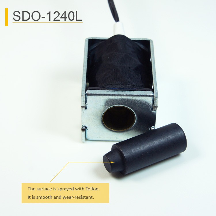 SDO-1240L Linear Pull-Push Solenoid For ATM And Vending Machines