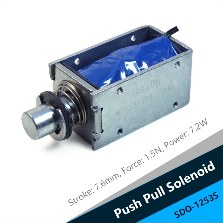 SDO-1253S Push-Pull Linear Solenoid For Industrial Automation Equipment