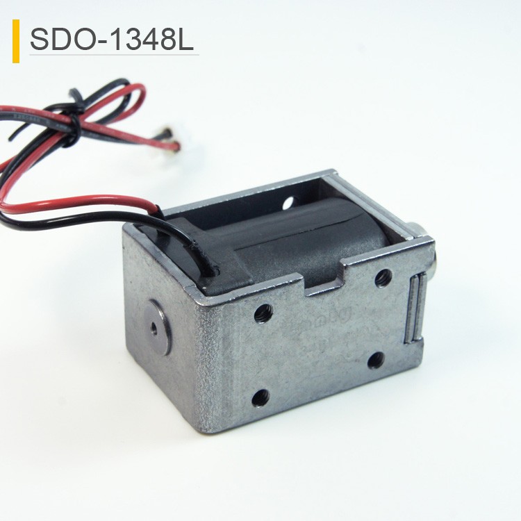 SDO-1348L Open Frame Pull Solenoid For Outdoor Smart Lock And Safety Locks