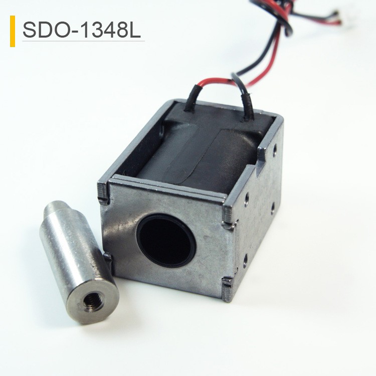SDO-1348L Open Frame Pull Solenoid For Outdoor Smart Lock And Safety Locks